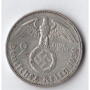 1939 - 2 Marchi argento  Paul von Hindenburg  Zecca J
